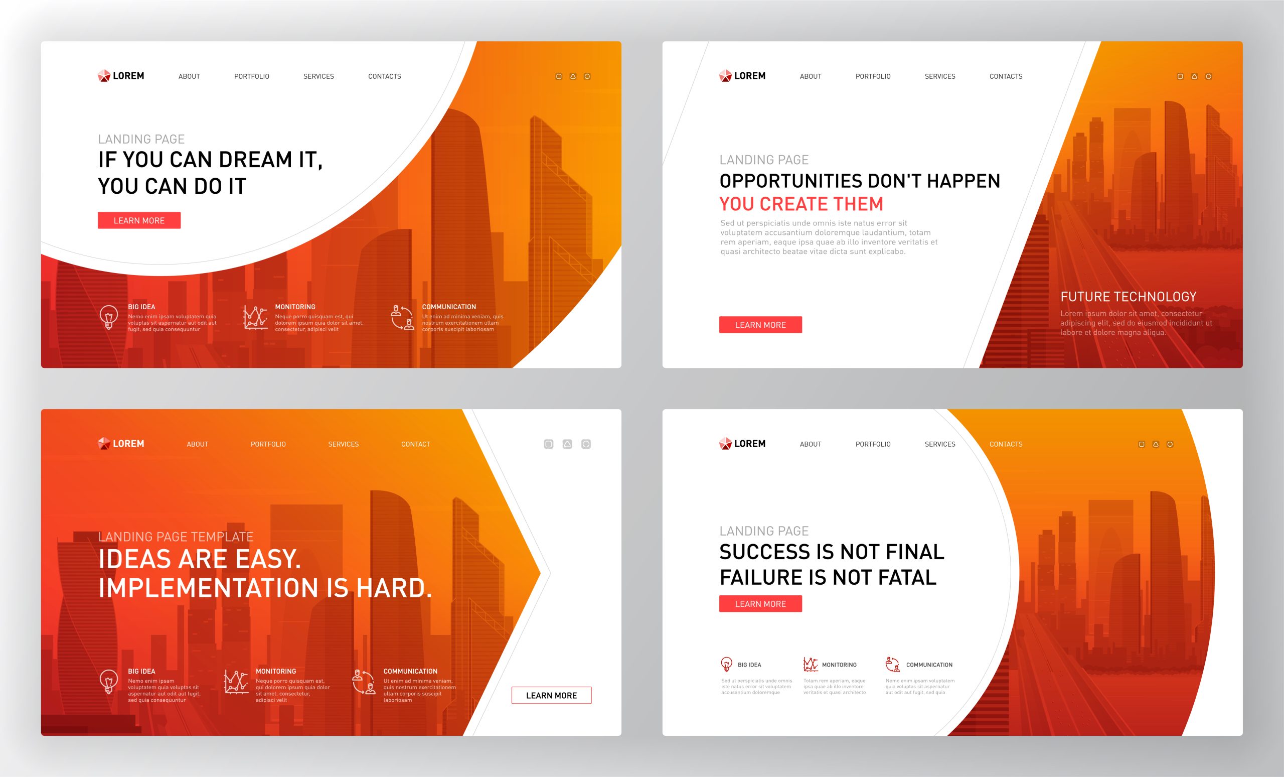 website page design